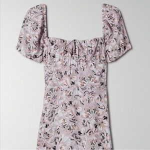 Aritzia Sunday Best Rachel Dress Munro Mauve/Khaki Size S